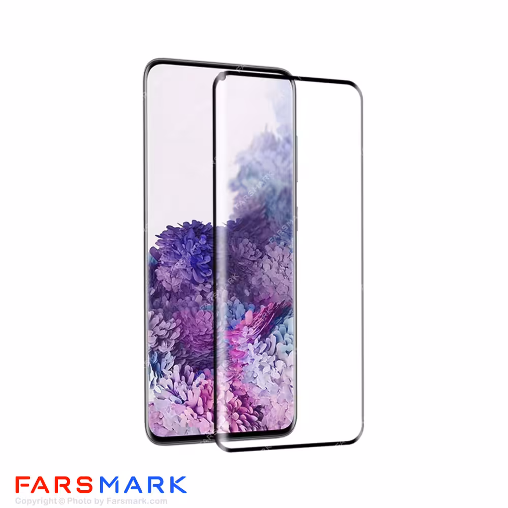 گلس فول چسب خمیده سامسونگ Samsung Galaxy S20 شفاف