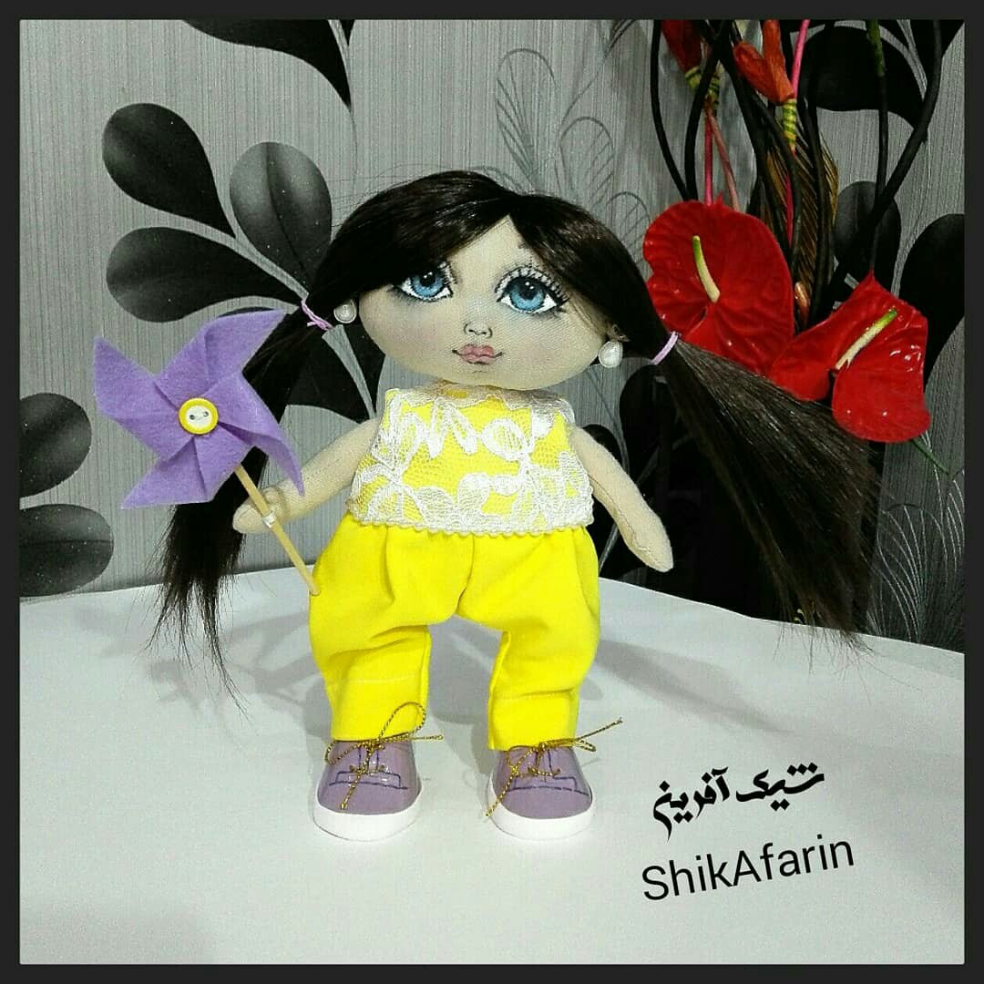 عروسک صورت نقاشی