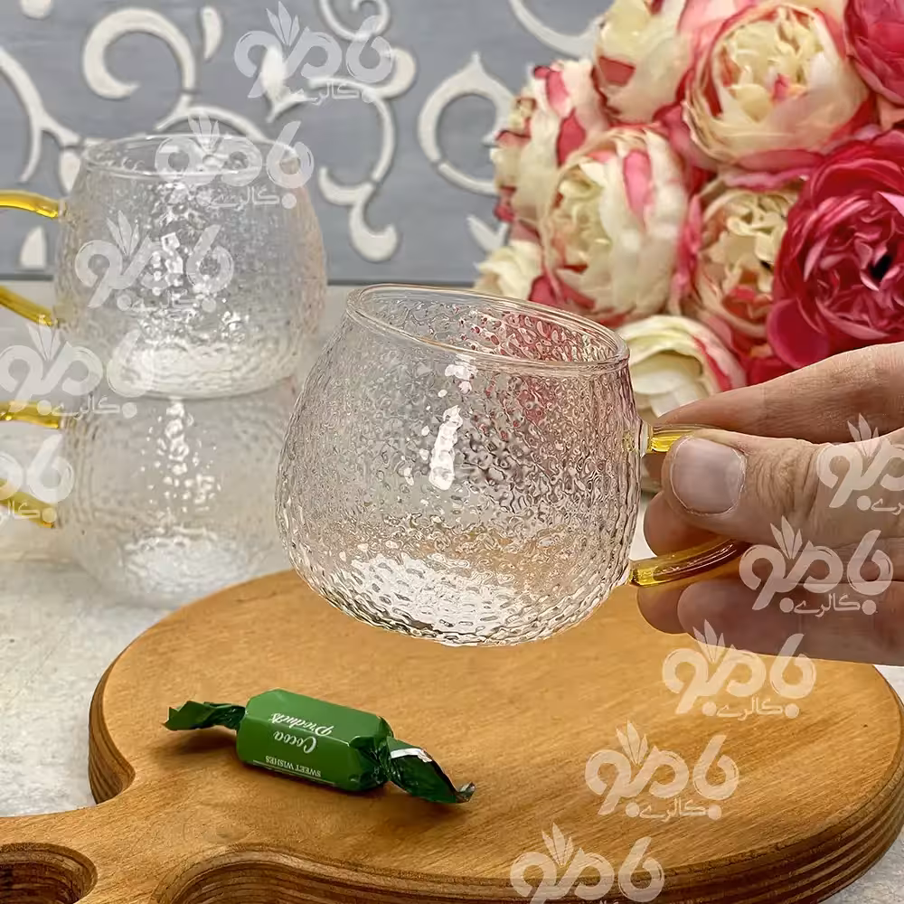 شات پیرکس تپل برفی دسته رنگی