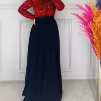 شکیرا ماکسی کمربند دار