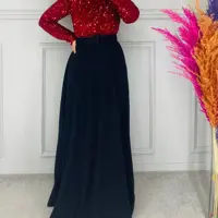 شکیرا ماکسی کمربند دار