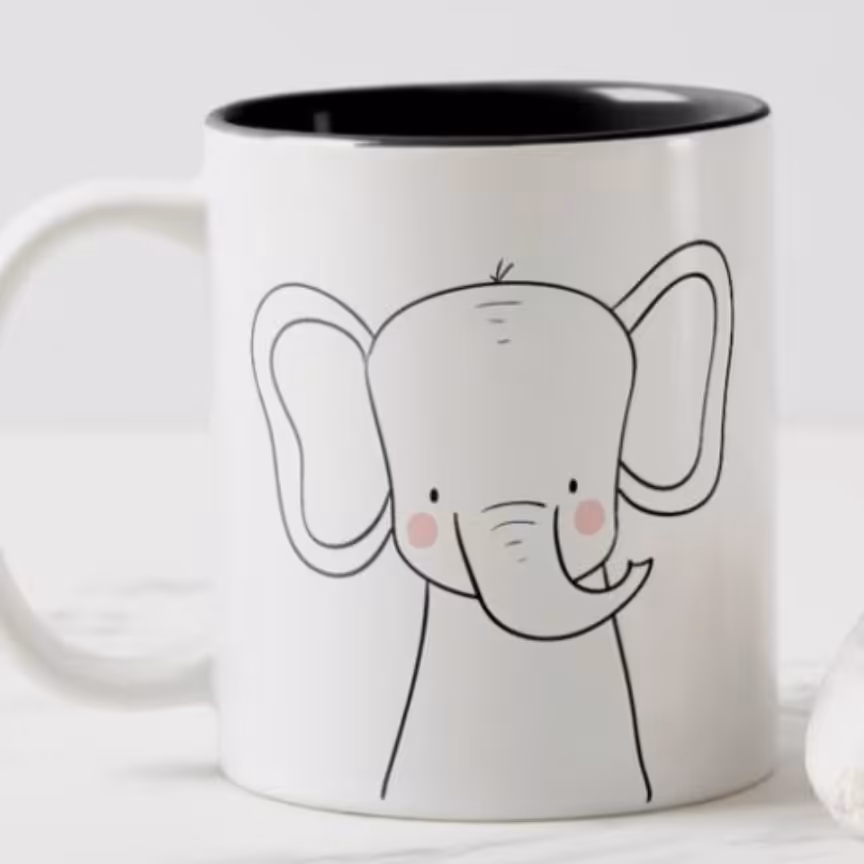 ماگ ویترای طرح فیل