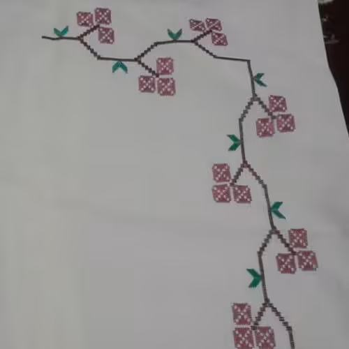 دستمال خامه دوزی مناسب برای جهیزیه،هدیه