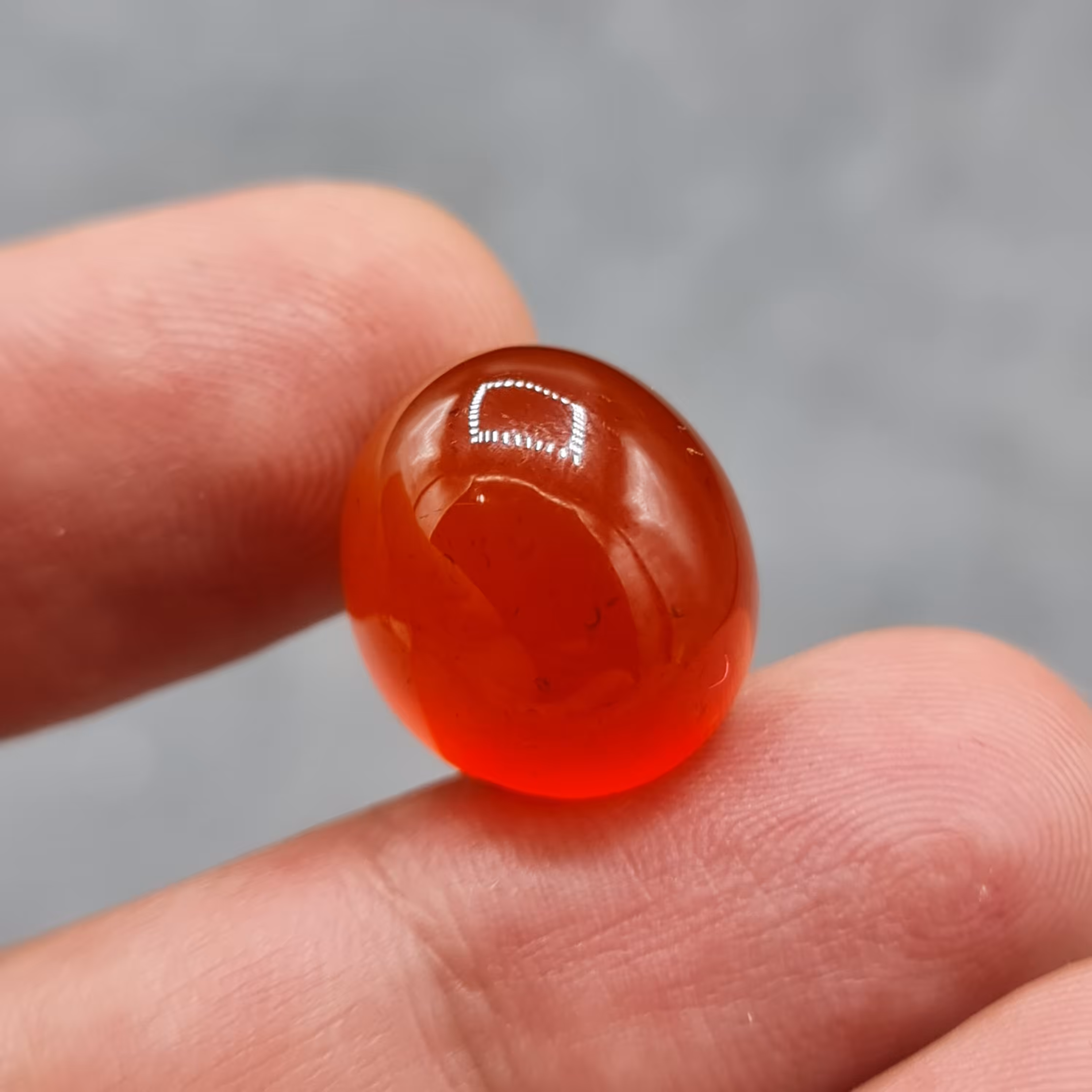 نگین سنگ عقیق سرخ خراسانی اصل معدنی