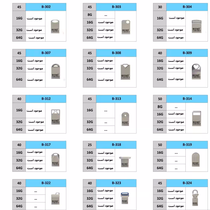 فلش مموری  B314 و 32G