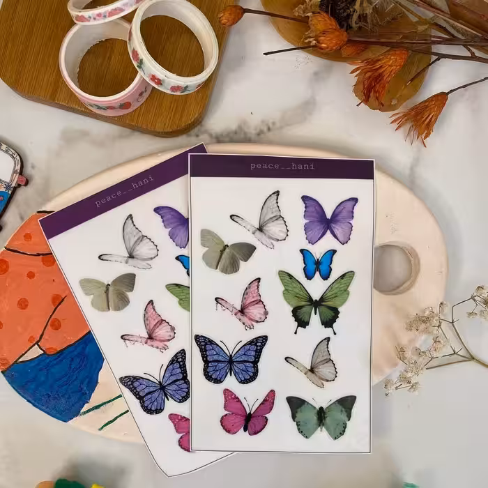 استیکر پروانه