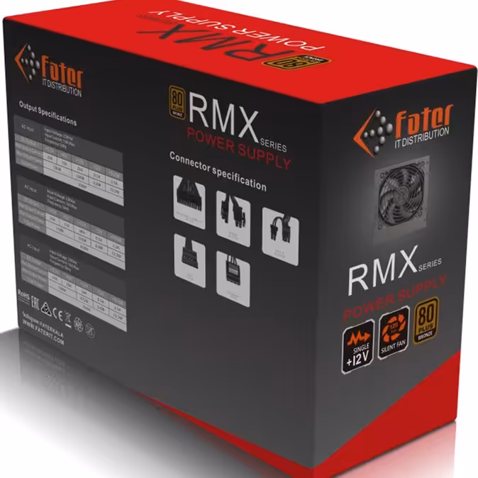 پاور کامپیوتر 650 وات فاطر مدل Fater RM650X 80Plus Bronze