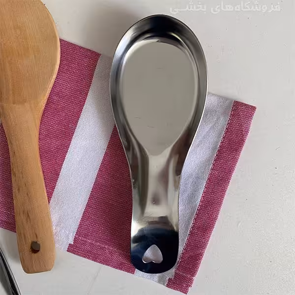 زیر قاشقی کنار گاز مدل استیل کوچک
