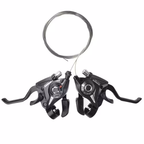 دسته دنده دوچرخه شیمانو مدل ST-EF51-3Lx7R بسته 2 عددی ez-10