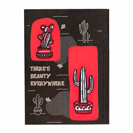 دفترچه یادداشت مدل بولت ژورنال طرح کاکتوس