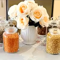 ظرف  نگهدارنده ،جا حبوباتی ،  پاسماوری ، بانکه کیچن