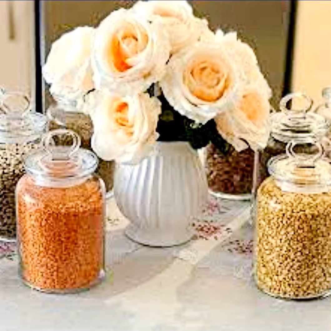 ظرف  نگهدارنده ،جا حبوباتی ،  پاسماوری ، بانکه کیچن