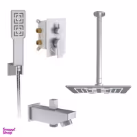 ست شیرآلات حمام شودر مدل رومر تیپ کد 4