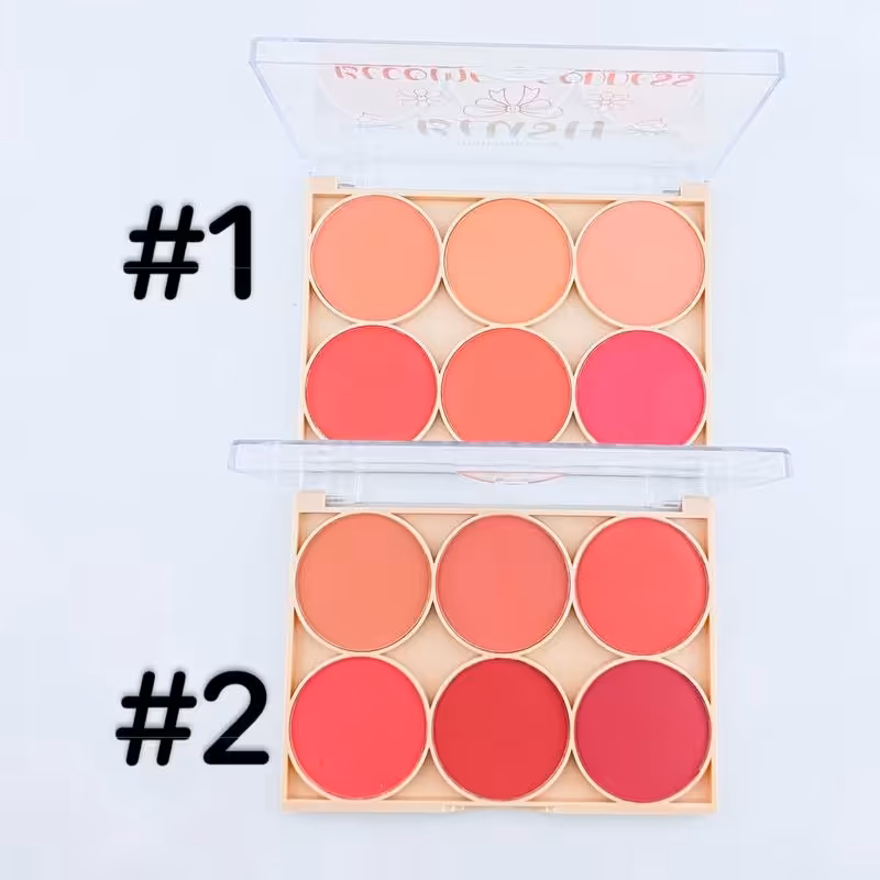 رژگونه 6 عددی پالت رژگونه 