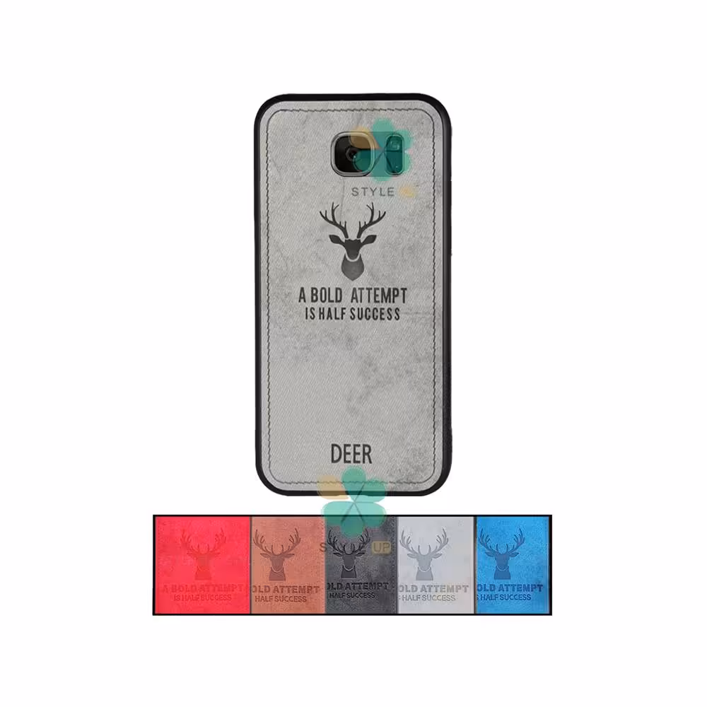 قاب گوشی سامسونگ Samsung Galaxy S7 Edge پارچه ای طرح گوزن