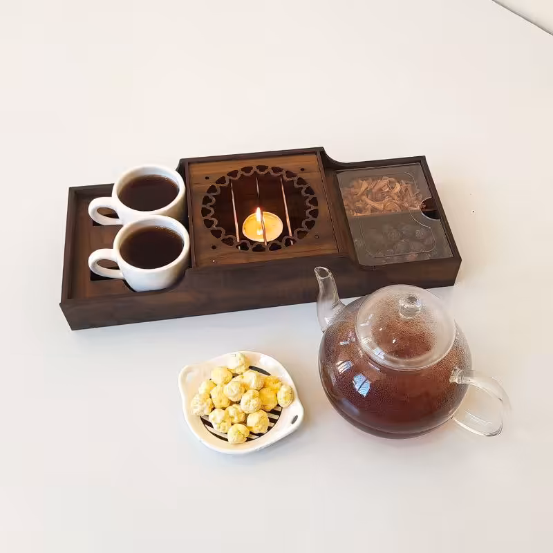 جعبه پذیرایی دو فنجان 