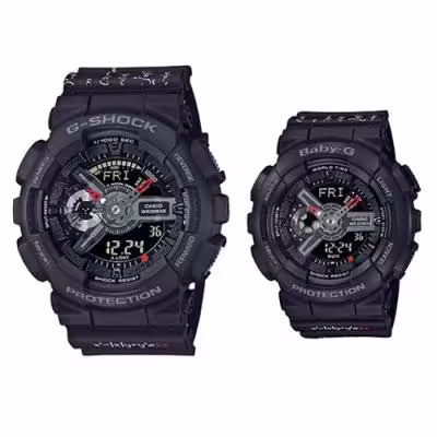 جفت ساعت های مچی G-Shock و BABY-G 
مدل CASIO-LOV-21A-1ADR