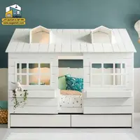 تخت خواب کودک و نوجوان کلبه BCP19