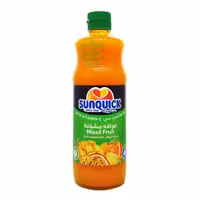 شربت سان کوییک میکس میوه ای با ویتامین سی 840 میل - sunquick