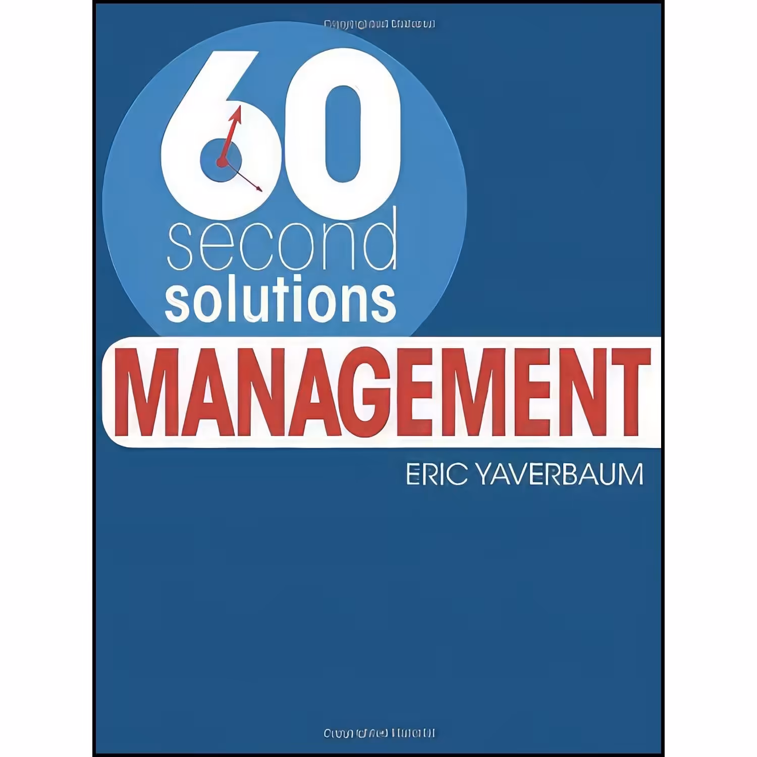 کتاب زبان اصلی Management  اثر Eric Yaverbaum Jeff Davidson