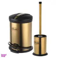 ست سطل زباله و فرچه سرکوله مدل BGH001