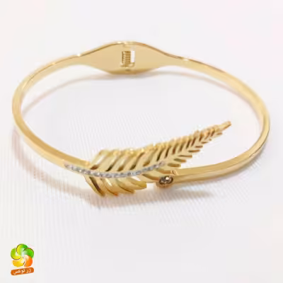 دستبند النگویی مدل برگ