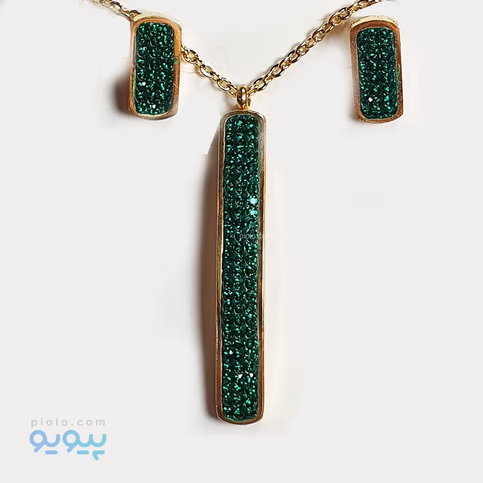 نیم ست گردنبند و گوشواره کد 4002