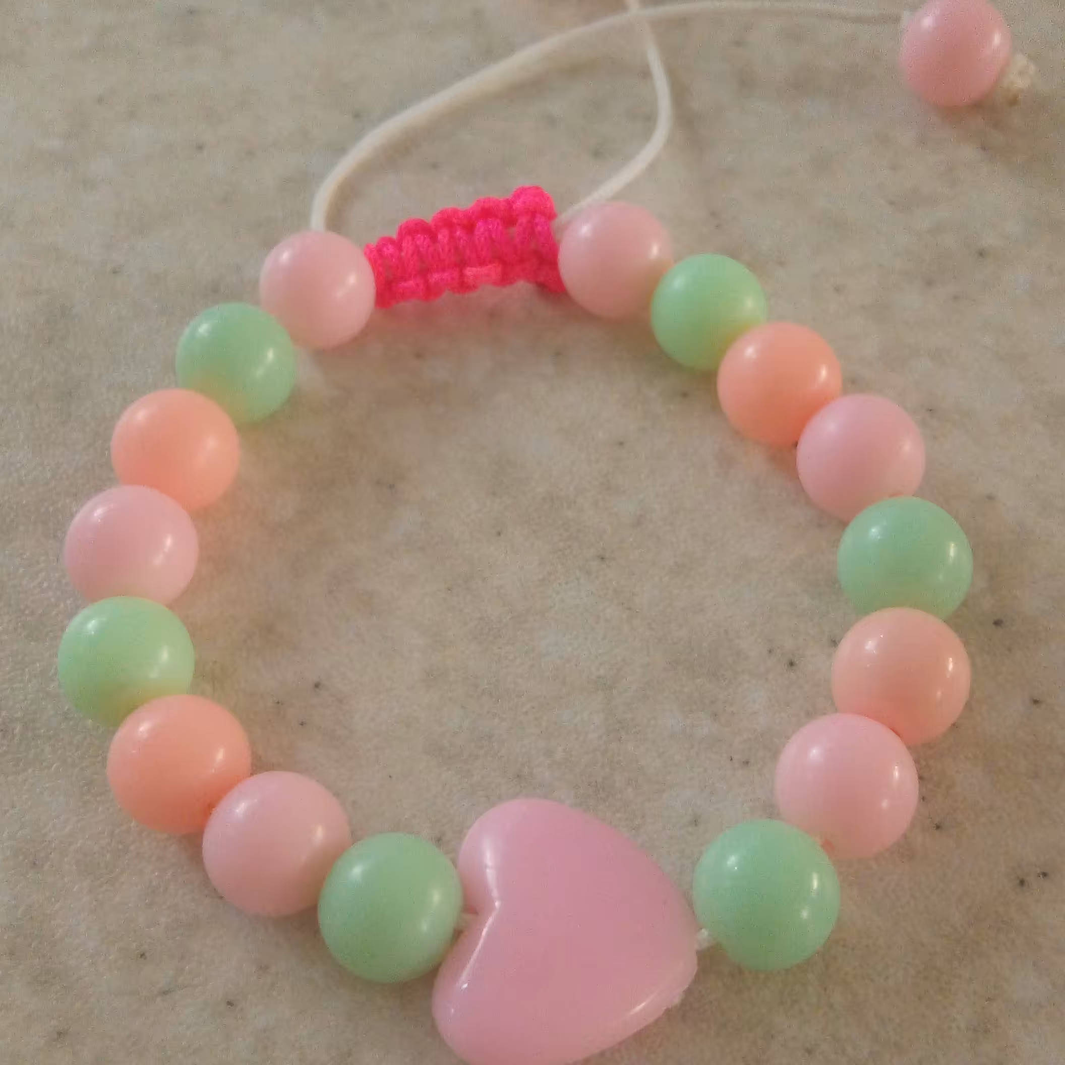 دستبند مهره پاستیل مات