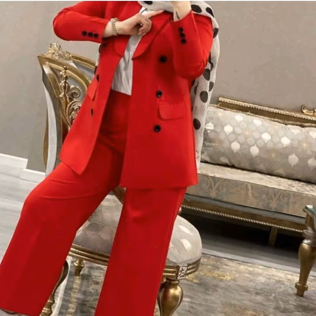 کت شلوار یقه ارسال