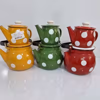 کتری و قوری لعابی ساخت اوکراین