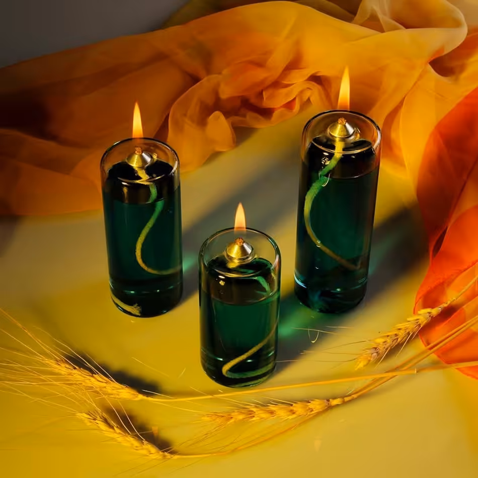 ست سه عددی شمع مایع مدل رولر 