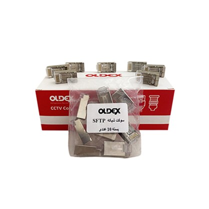 سوکت شبکهCat6 SFTP در بسته بندی 50 عددی