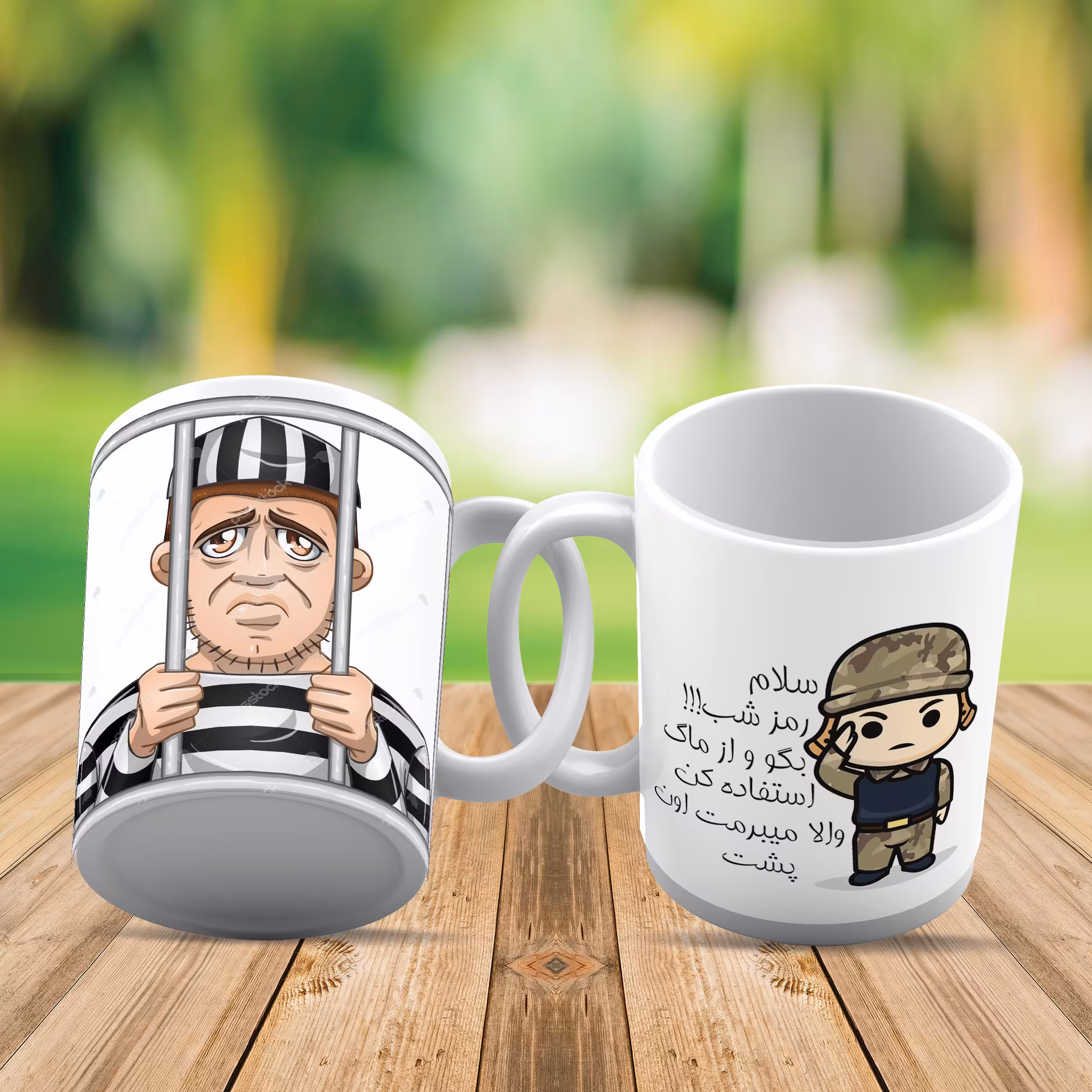 ماگ طرح سرباز کد411