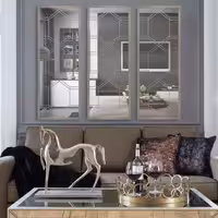 آینه الف مدل نیم قد سپنتا کد مجموعه 3 عددی