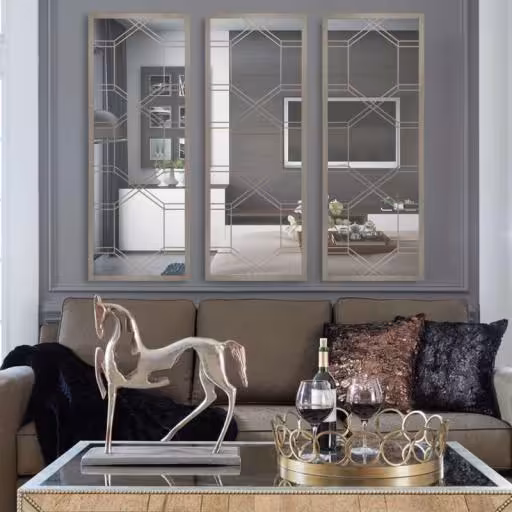 آینه الف مدل نیم قد سپنتا کد مجموعه 3 عددی