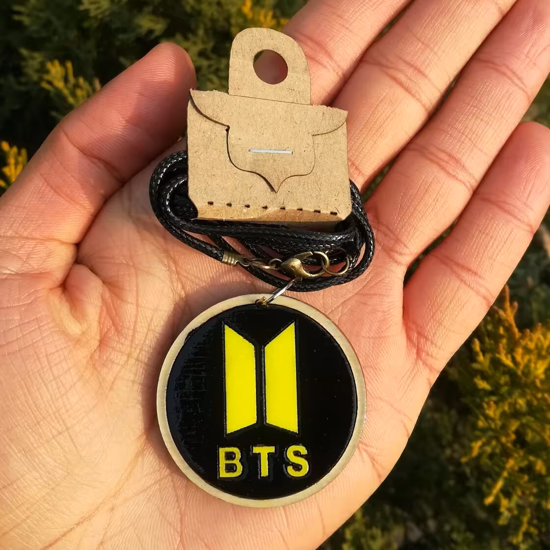 گردنبند چوبی کد 26