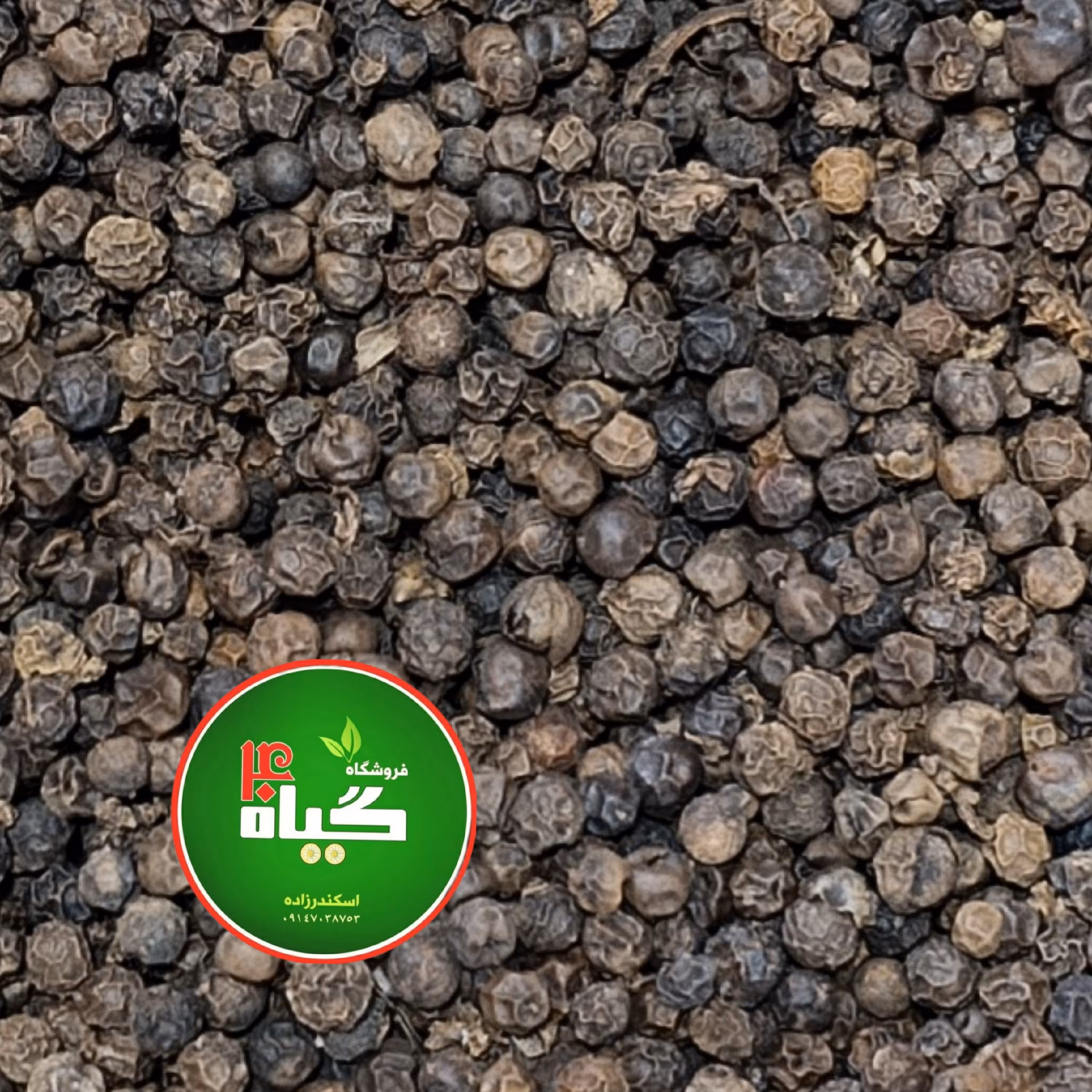 دان فلفل سیاه درشت هندی 6 میل (100گرمی) عطاری چهل گیاه 