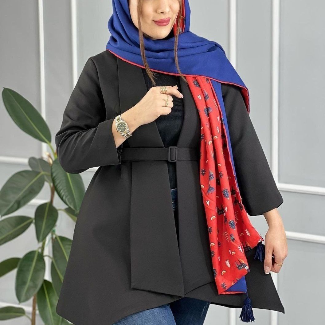 مانتو زنانه کمربندار