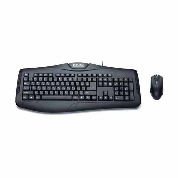 کیبورد و موس سادیتا مدل SKM-1655 با حروف فارسی