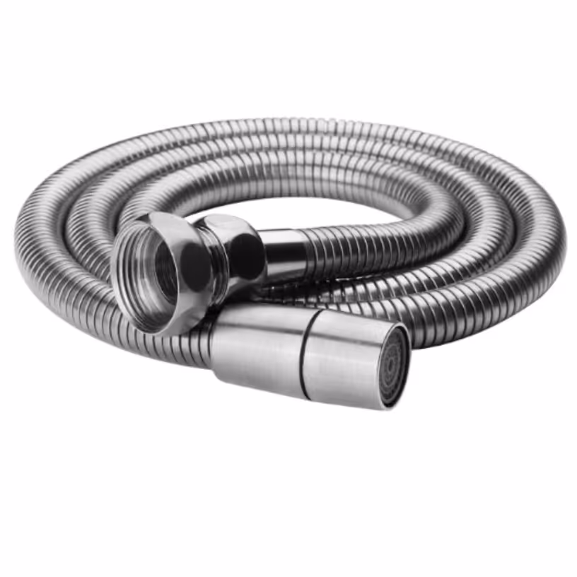 شلنگ توالت  استیل مات و طلا مات ( همت گستر) ریز بافت 