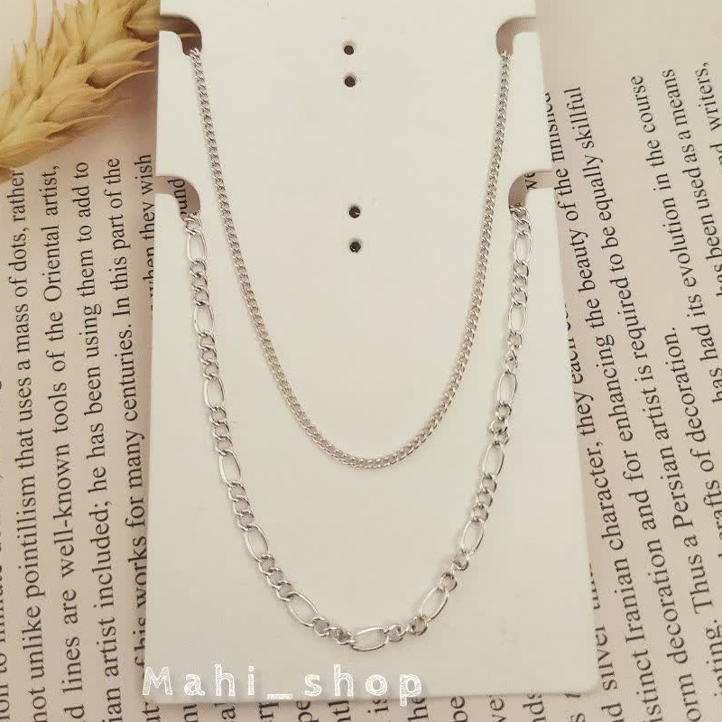 گردنی دولاین نقره ای