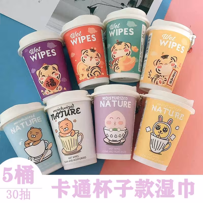 دستمال مرطوب فانتزی قوطی