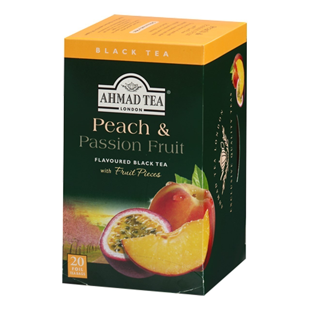 بسته چای کیسه ای چای احمد مدل Peach And Passion Fruit | فروشگاه اینترنتی تاتا کالا