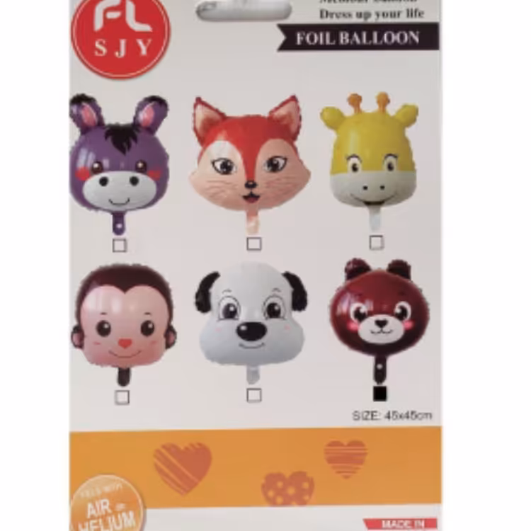 بادکنک فویلی خرس قهوه ای