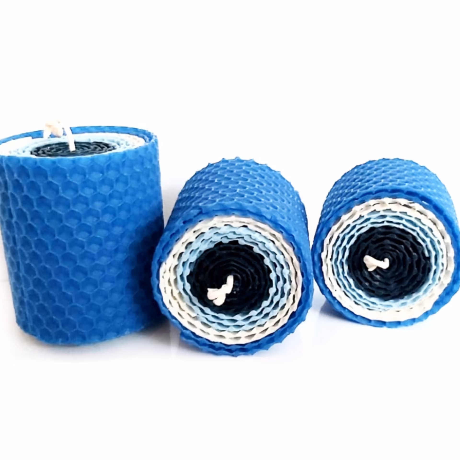 شمع موم عسلی چشم نظر (تکی)