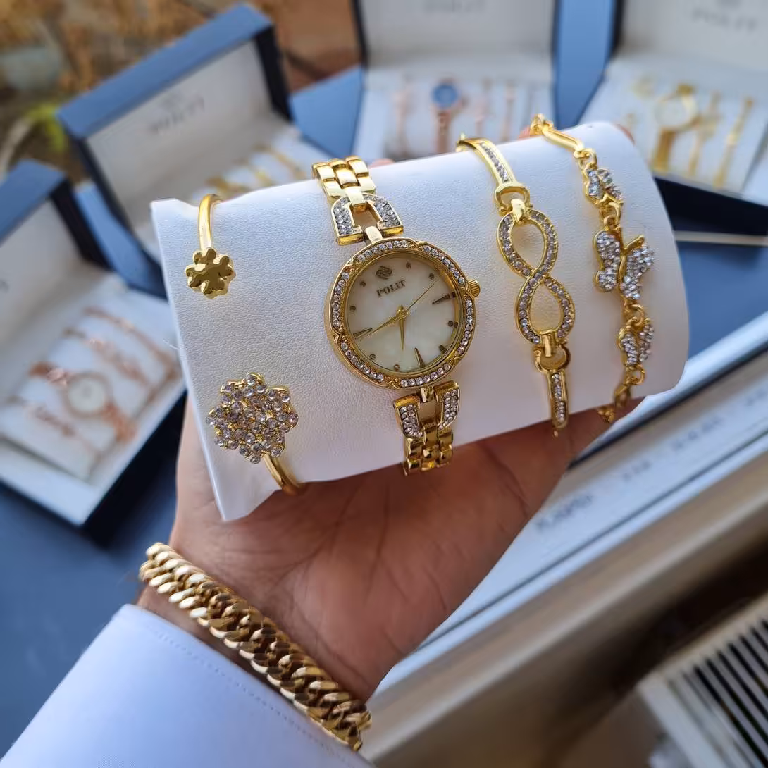 ساعت و دستبند ست کامل