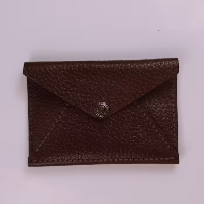 کیف مخصوص کارت یا کاغذ مانند بیمه نامه کد231 چرم گاو دست دوز  