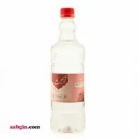 گلاب دوآتشه غلظت کم آبگین (یک لیتری)