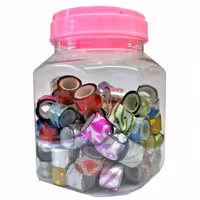 خرید چسب نواری فانتزی مدل اکلیلی بسته 90 عددی رنگ جور