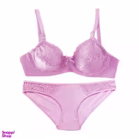 ست شورت و سوتین زنانه ژوبین کد J-3018 رنگ یاسی